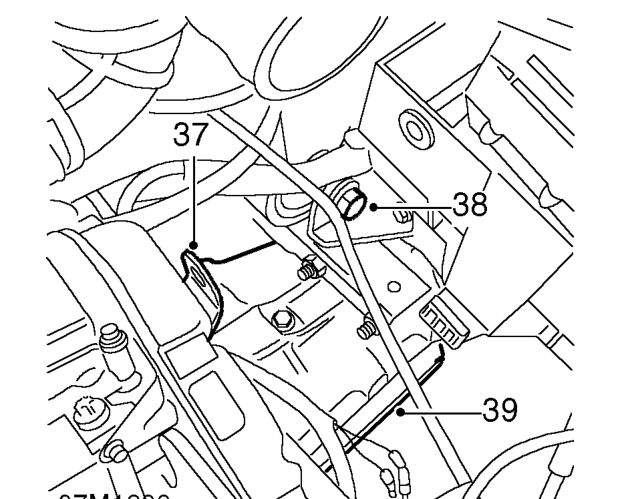 Remove IRD adaptor plate.