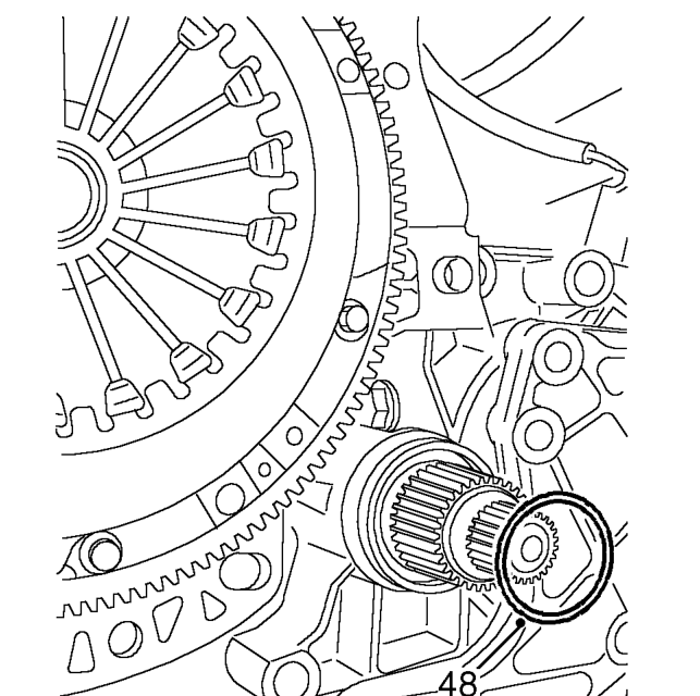 Remove gearbox from under vehicle.