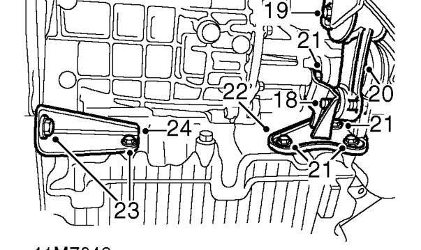 L series – Remove IRD support bracket.