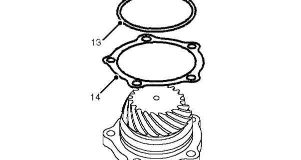 All models – Remove mass damper from IRD pinion housing.