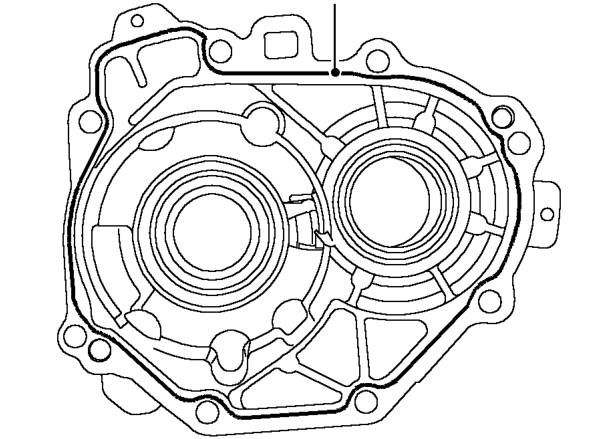All models – Clean remains of old sealant from mating faces of end cover and IRD main case.
