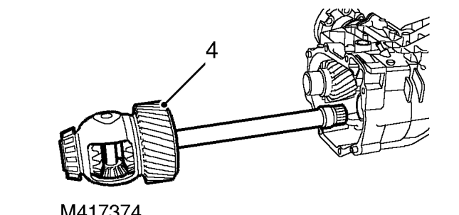 Seals - primary gear shaft – Remove end cover from main case.