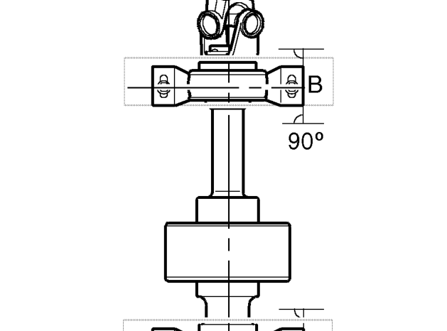 Fit and tighten nuts and bolts to 40 Nm.