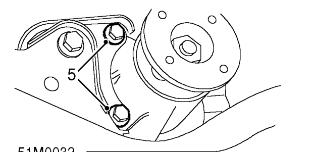 Differential assembly – Support the weight of the differential assembly on a jack.