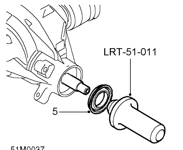 Lubricate oil seal with clean engine oil.