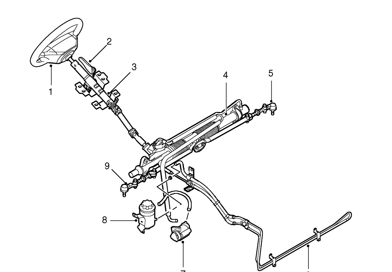 Steering components - ’k’ series