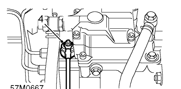 Diesel models – Disconnect ignition coil h.t. lead from distributor to prevent engine starting.