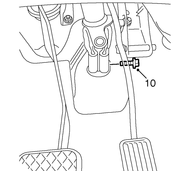 Carefully cut 2 harness clips and release harness from column.