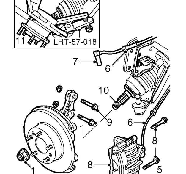 Lower arm - front – Service repair no - 60.35.02