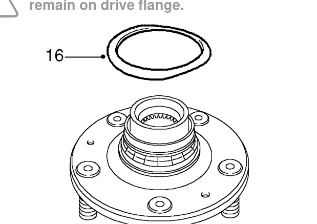 Position swivel hub assembly to press, support on tools LRT-54-017 and press out drive fla