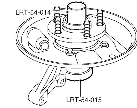Fit hub to vice, fit back plate and tighten bolts to 45 Nm.