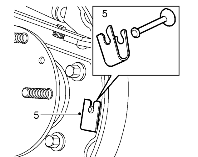 Brake shoes - rear set – Remove rear brake drum. See this section.