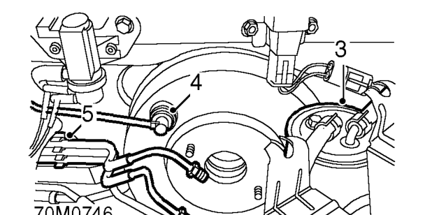 Servo - lhd – Remove air cleaner. See ENGINE MANAGEMENT SYSTEM - EDC, Repairs.
