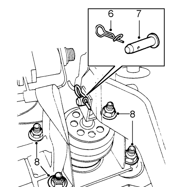 Servo - lhd – Release brake pipes from clips on bulkhead.