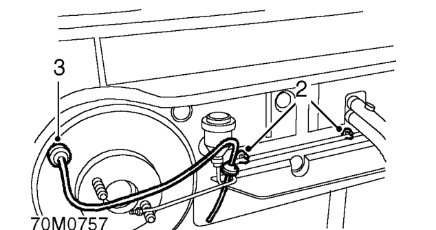 Servo - rhd – Remove brake master cylinder. See this section.