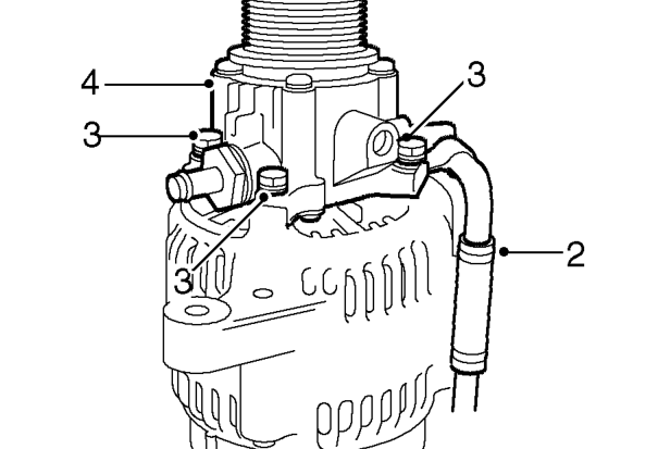 Pump - vacuum - brake servo - ’l’ series – Remove alternator. See ELECTRICAL, Repairs.