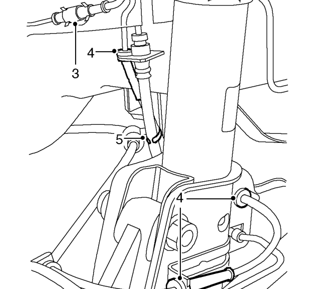 Sensor and harness - abs - rear – Remove road wheel(s).