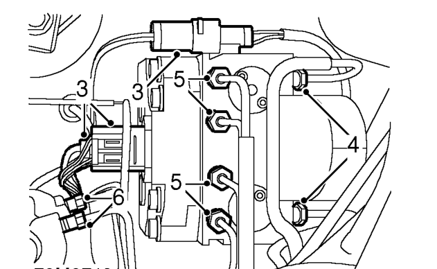 Modulator - abs – Position cloth under modulator to absorb fluid spillage.