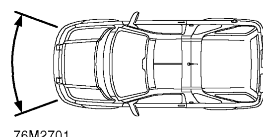Impact zone for srs activation (approximate) – The supplementary restraint system (SRS) provides additional protection for front seat occ