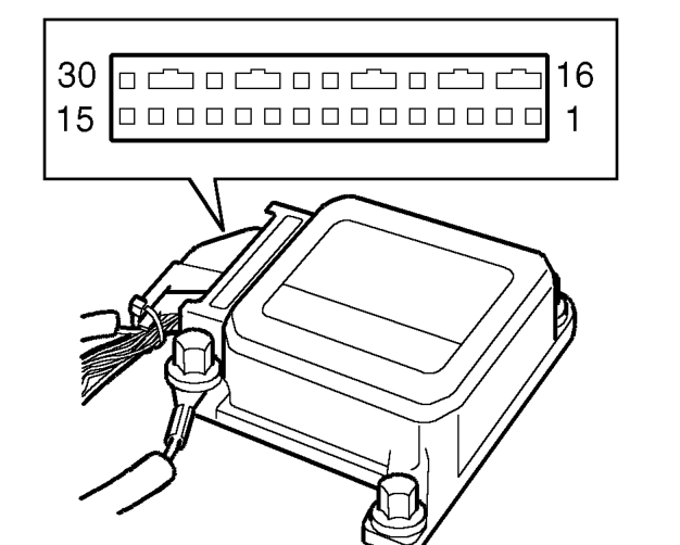 Airbag ecu – The capacitors are kept charged while the ignition is on by a dc-dc voltage converter inco