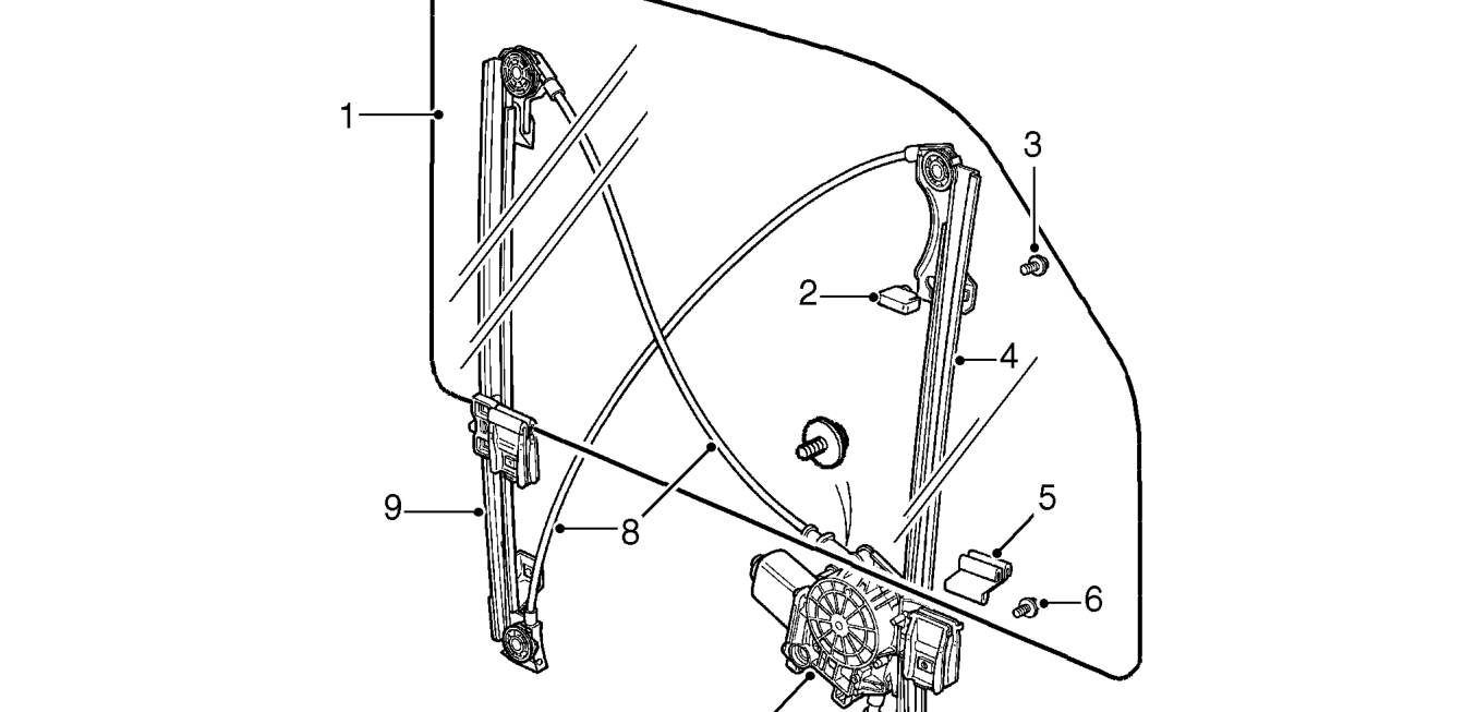 Front window regulator