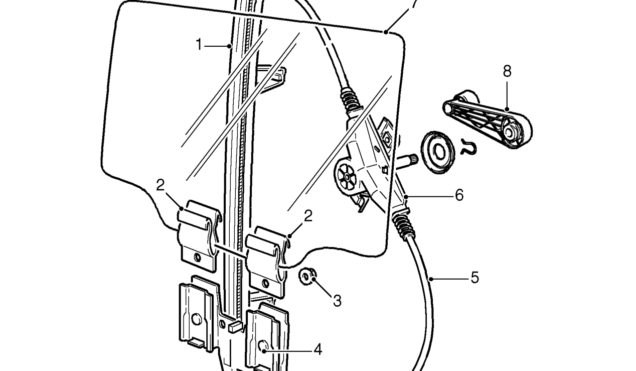 Rear window regulator