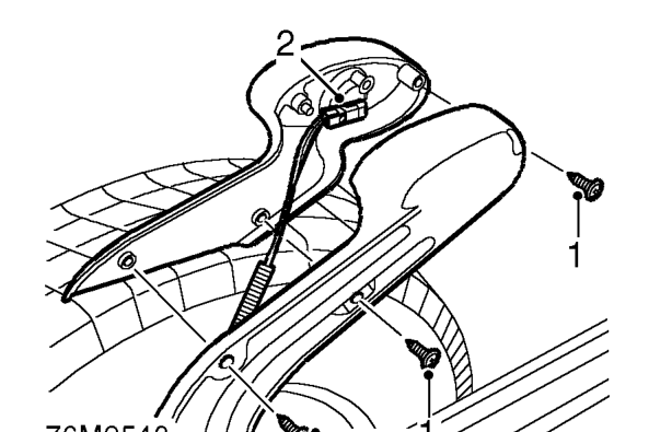 Mounting bracket - spare wheel – Service repair no - 76.11.18