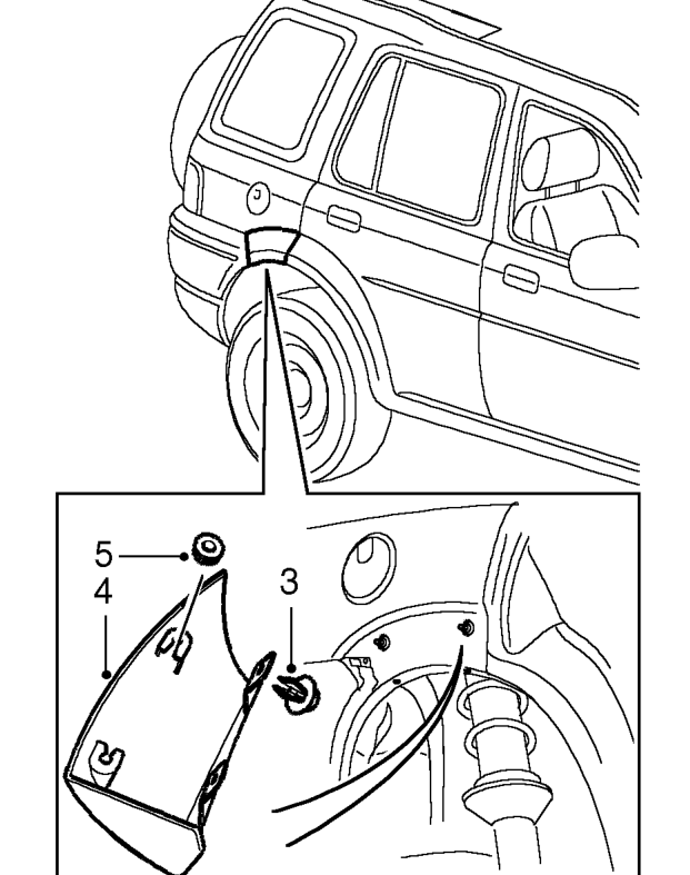 5 door models – Remove road wheel(s).