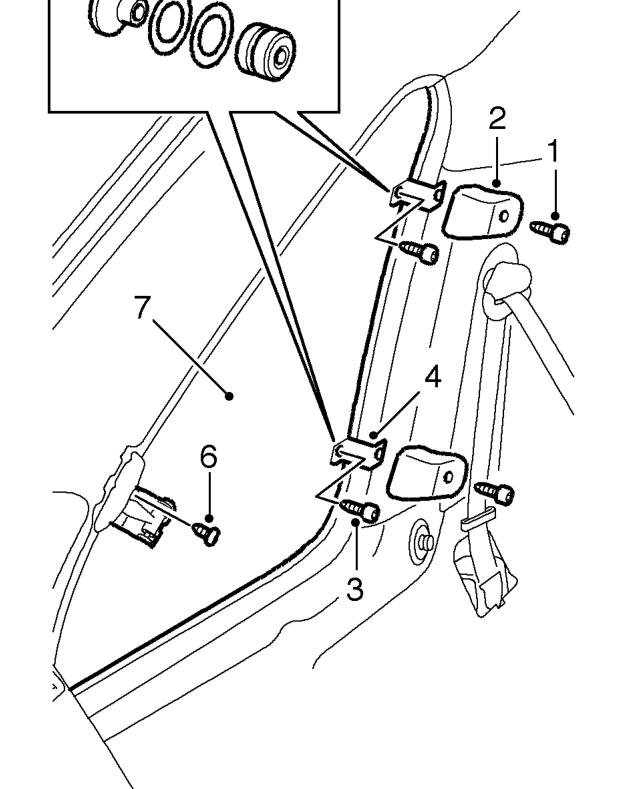 Vent - rear quarter – Service repair no - 76.81.24