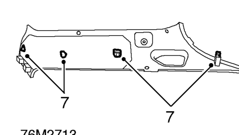 Casing - rear quarter upper - 3 door – Remove upper casing.
