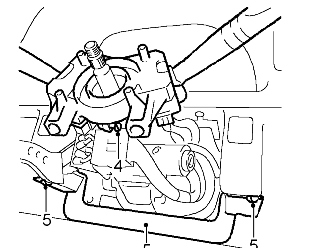 Fascia – Disconnect 4 multiplugs from wiper/ indicator switch.