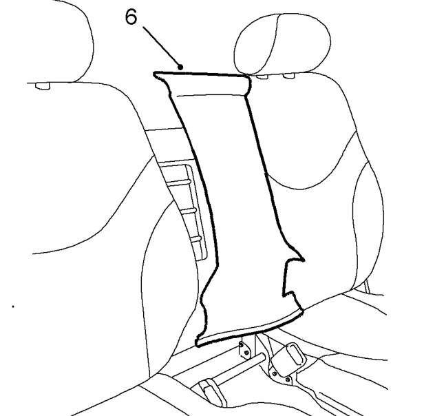 Cushion cover - rear seat - 3 door – Remove 4 Torx bolts and remove squab assembly from cushion assembly.