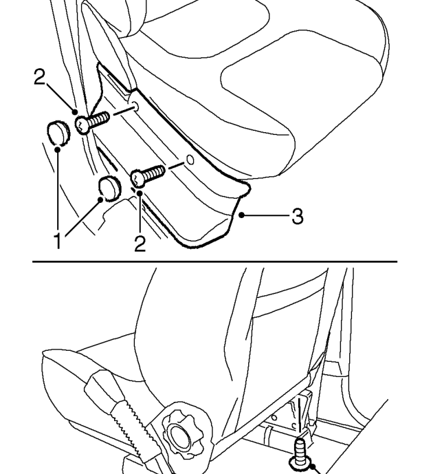 Finisher - cushion side - front seat – Service repair no - 78.55.06