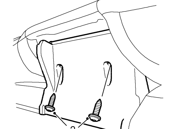 Squab cover - rear seat - 3 door – Remove rear seat assembly. See this section.