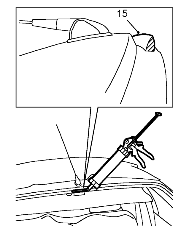 Fit pre-cut nozzle to sealer cartridge, remove lid and shake out crystals, and install in 