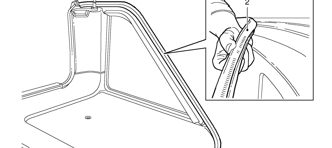 Seal - hard back - primary – Remove hard back. See Owner’s Handbook.