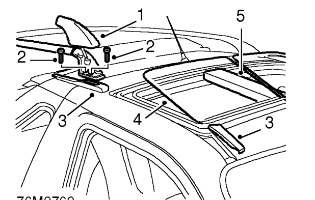 Seal - sun roof tray – Service repair no - 76.83.61