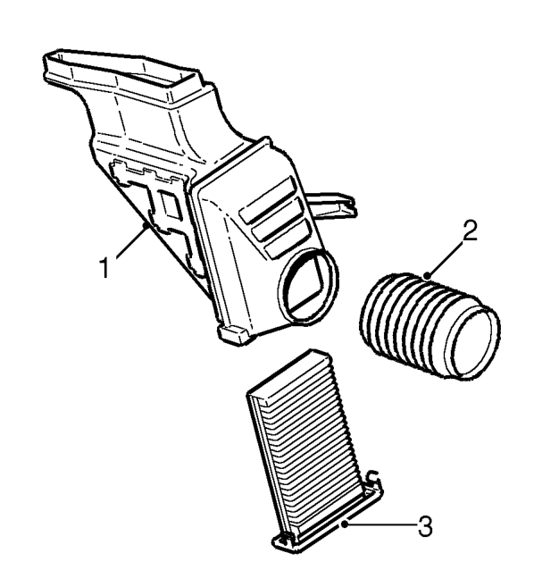 Air inlet duct components (rh drive shown, lh drive similar) – The heater assembly consists of a two-piece plastic casing containing a blower, resistor p