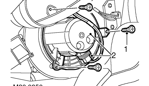 Motor and fan assembly – Service repair no - 80.20.12