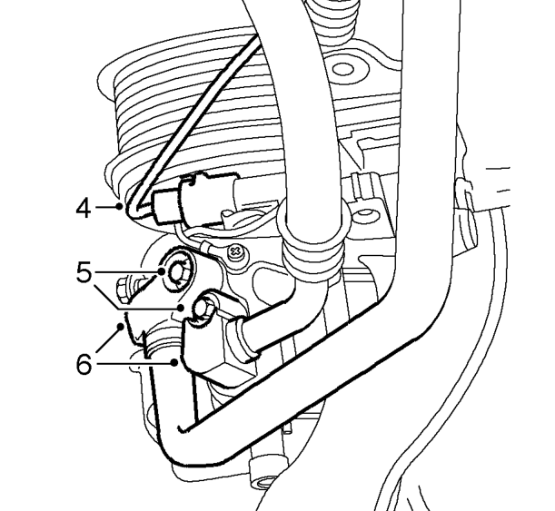 Compressor - ’k’ series – Remove alternator. See ELECTRICAL, Repairs.