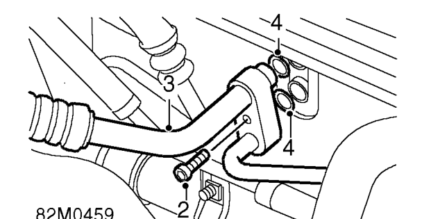 Thermostat - evaporator – Remove receiver drier. See this section.