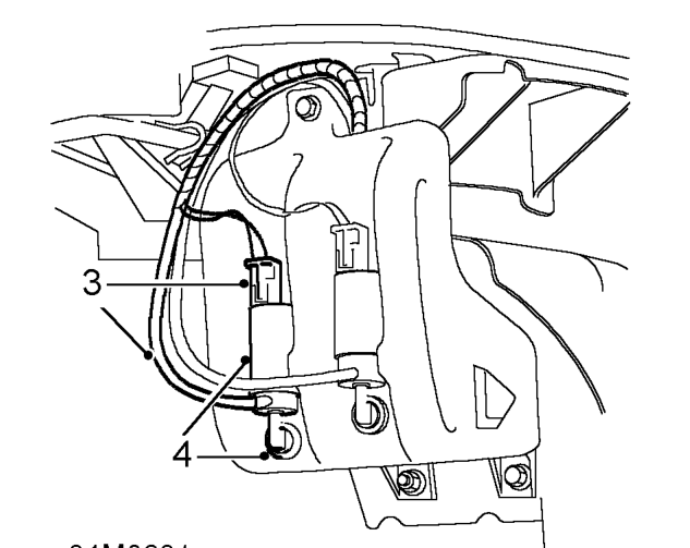 Pump - windscreen washer – Position container to catch windscreen washer fluid.