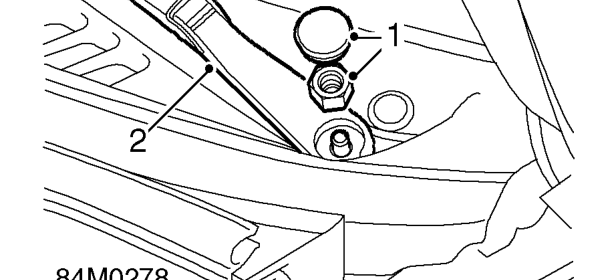 Wiper arm - windscreen – Service repair no - 84.15.02