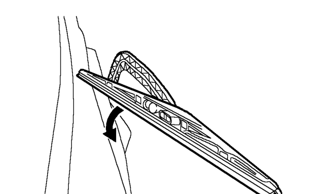 Wiper blade - rear screen – Service repair no - 84.35.02