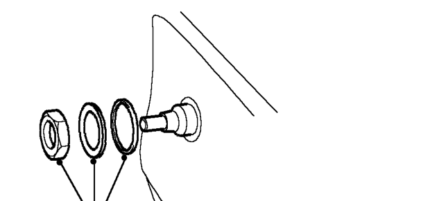 Motor - rear screen wiper – Remove tail door water shedder. See BODY, Doors.