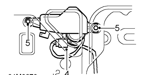 Motor - rear screen wiper – Remove spindle nut, flat washer and discard rubber seal.