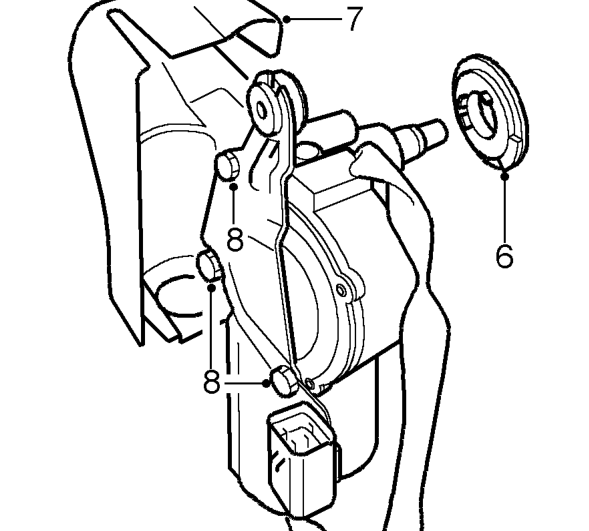 Do not carry out further dismantling if component is removed for access only.