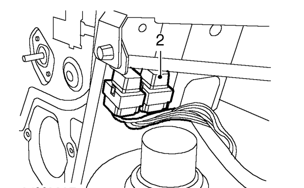 Relay - rear screen wiper motor – Remove RH rear quarter, lower casing. See BODY, Interior trim components.