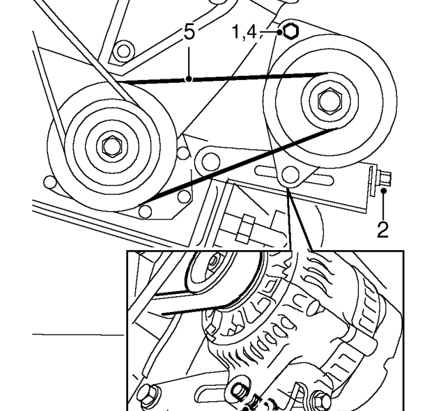 Drive belt - alternator - k series - without air conditioning – Apply a force of 10 kg to drive belt at position X and measure deflection between cranksha