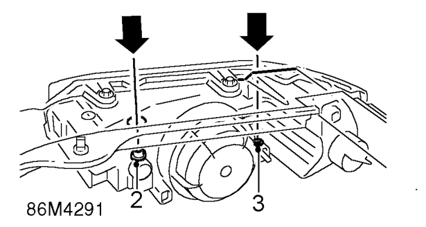 Headlamps adjustment – Adjust headlamp using a 6 mm Allen key.